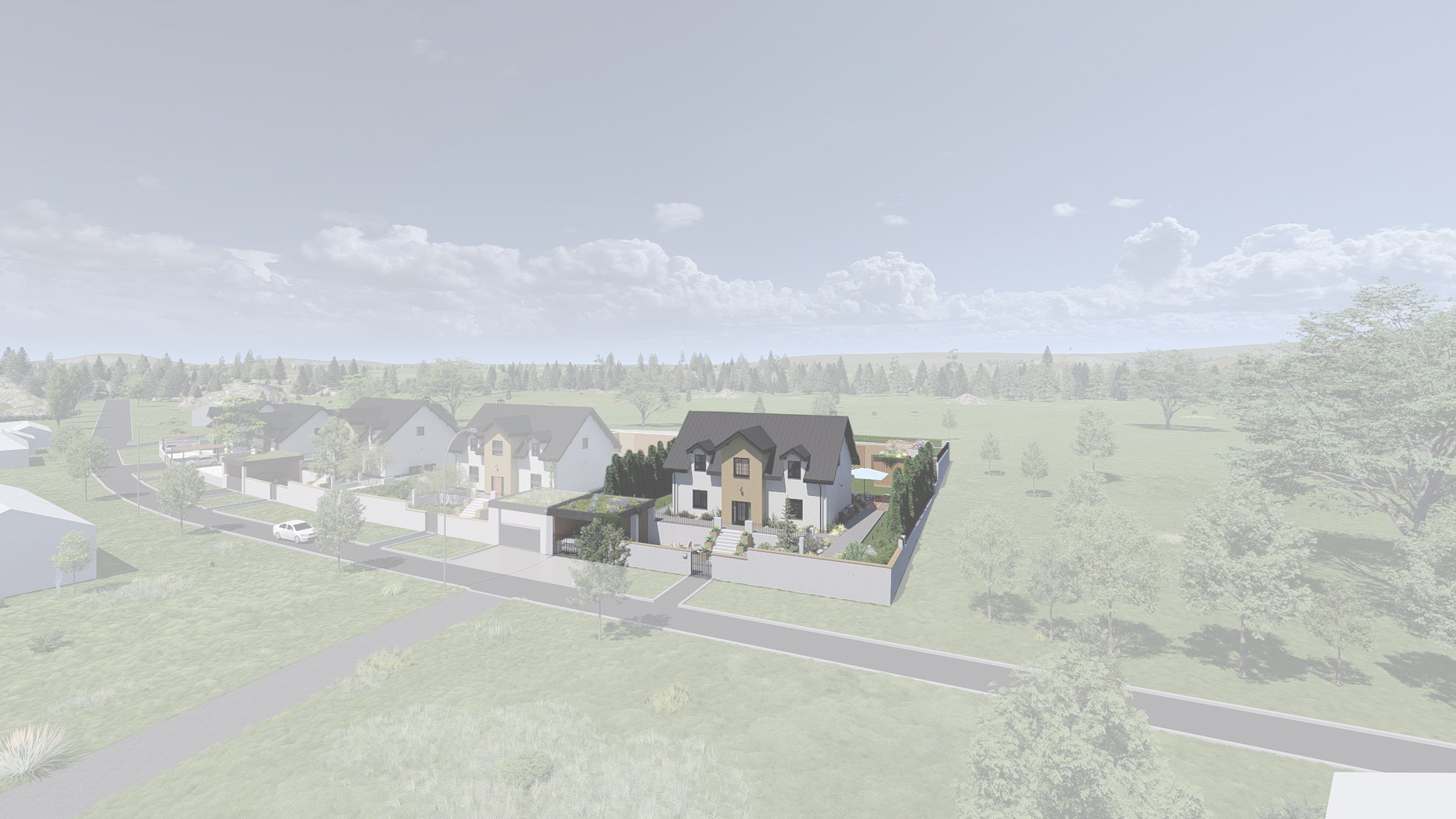 Novostavby Manělovice – vizualizace projektu